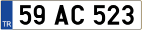 Truck License Plate